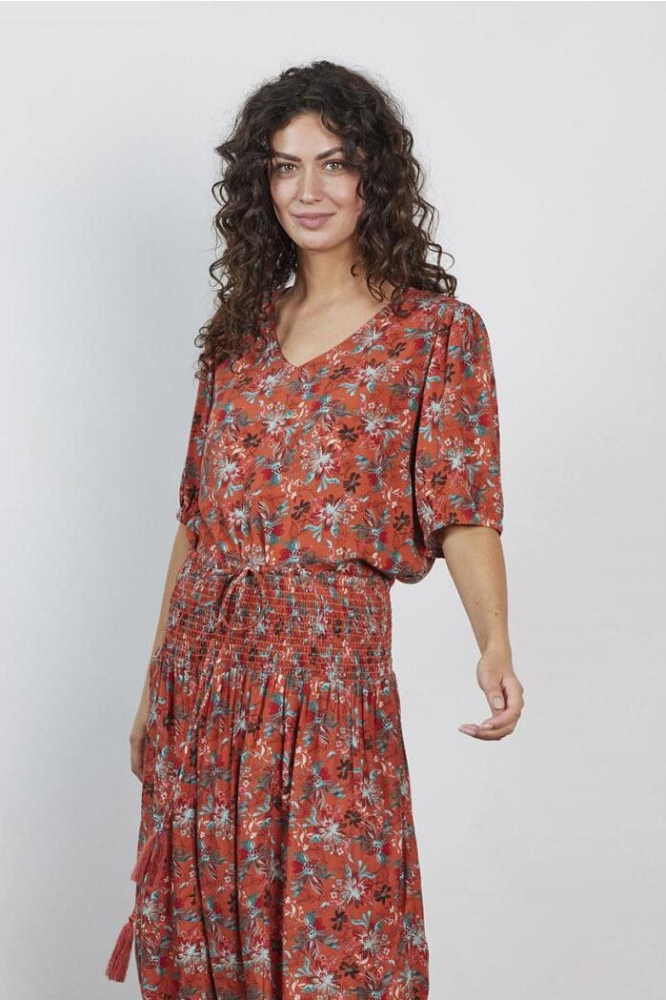 BLOUSE POPPY DS252061007 8665 BRUSCHETTA REFLECTION